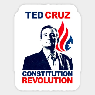 TED CRUZ CONSTITUTION REVOLUTION T-SHIRT Sticker